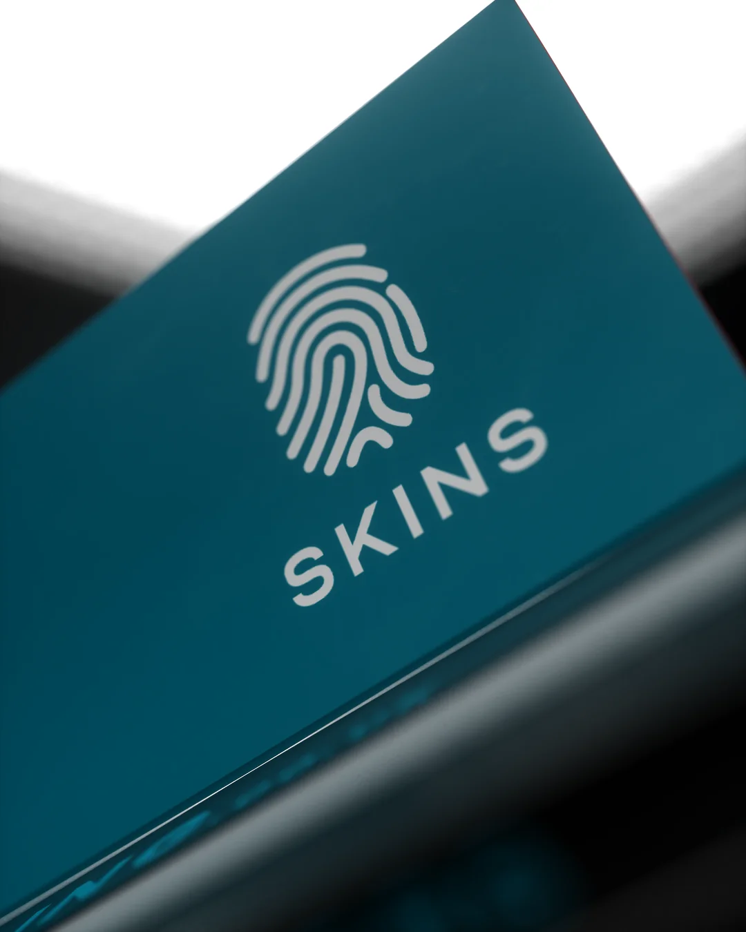 Skins Super King Size booklet, edge on, showing Made in UK